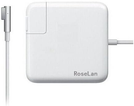 RoseLan®85w AC Charger with Power Adapter Extension Cord - 13/15/17 in - retina display - L-tip - Compatible with all Macbooks 2012 and Before.Compatible faster than 45w & 60w Charger Adapter.