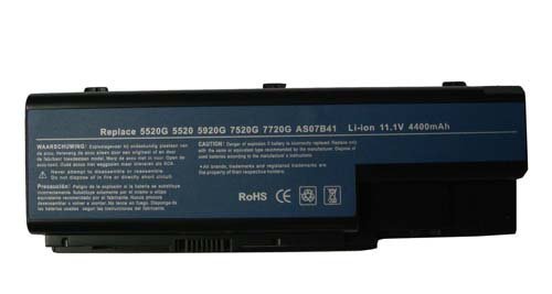 Brand New replacement Laptop Battery for ACER Aspire 5230 5310 5315 5330 5520 5530 5710 5720 5730Z 5920 5930G 6530 6920 6930 8730 8930, fits AS07B31 AS07B41 AS07B51 AS07B71