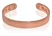New Magnetic Copper Mens Golf Plain Cuff Bracelet 7.5 