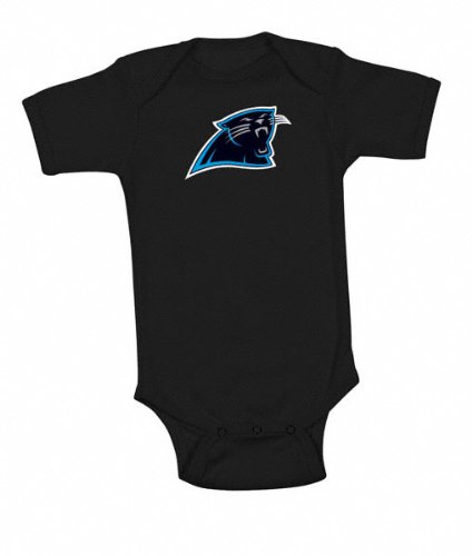 Carolina Panthers Newborn Black Logo Premier Creeper