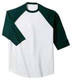 Sport-Tek - Colorblock Raglan Jersey White/Forest-5XL