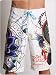 Ed Hardy Time Bomb Boardshorts Cream