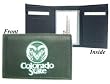 Colorado State Rams Embroidered Leather Tri-Fold Wallet - College Athletics Sports Merchandise