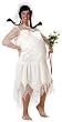 Hillbilly Honeymoon Bride Costume - Plus Size Womens Costume (Bouquet not included)
