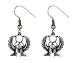 Scarab Earrings - Pewter - 0.75'' Height