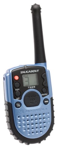 Motorola TalkAbout T289 R 2-Mile 14-Channel FRS Two-Way Radio (Ice Blue) On Sale