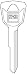 HY-KO 11010TA6 TOYOTA FORKLIST KEY (PACK OF 10)