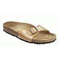 Birkenstock Slipper ''Madrid'' aus Birko-Flor in graceful morocco gold mit normalem Fussbett