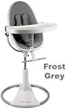 Bloom Fresco Loft Highchair in Frost Grey - White Base