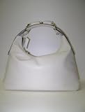 Gucci - Gucci 115867 Cream Hobo Leather Handbags