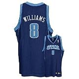 Deron Williams Authentic Jersey - Utah Jazz Jerseys (Navy) 52