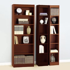 Veneer Baby Bookcase, 12w x 12d x 72h, Cherry AEL24606