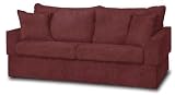 Fairview Merlot faux suede Avenue Sofa