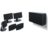 from JAMO INTERNATIONAL Jamo 5.1 Speaker Package with 550W Peak Handling - Black (Model A101HCS5/BK)