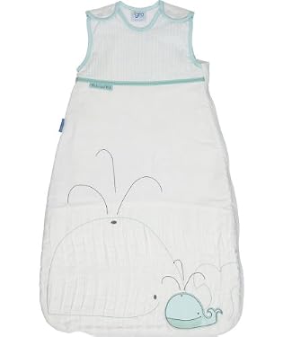 Grobag Whale of a Time Sleeping Bag - 1 Tog 0-6mths