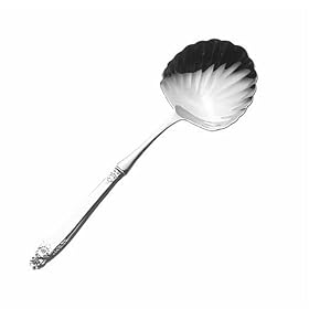 International Silver Prelude Hostess Helper Shell Berry Spoon by International Silver