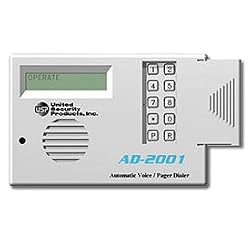 United Security Products AD-2001 Automatic Voice/Pager Dialer System