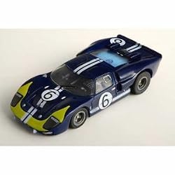 AFX HO SCALE SLOT CAR GT40 #6 ANDRETTI - CLEAR