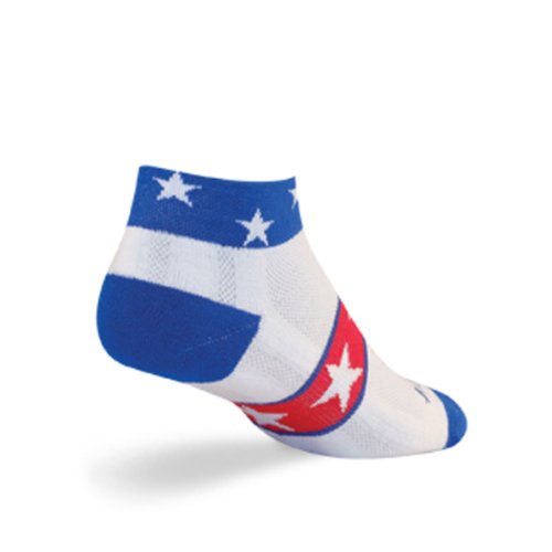 SockGuy Channel Air 1in USA Cycling/Running Socks