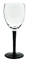 Anchor Hocking Celebrate 16-Ounce Wine Glasses with Black Stem, Set of 6