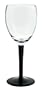 Anchor Hocking Celebrate 16-Ounce Wine Glasses with Black Stem, Set of 6