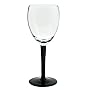 Anchor Hocking Celebrate 16-Ounce Wine Glasses with Black Stem, Set of 6