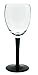 Anchor Hocking Celebrate 16-Ounce Wine Glass with Black Stem, Set of 6