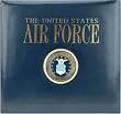 K&Company Leather Air Force 12-by-12-Inch Scrapbook