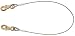 KLEIN TOOLS Lanyard, Aircraft-Cable, 2 Locking-Snaps, 5' Long Part No. 87414