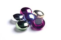 Box of 6 Metallic effect magnets .