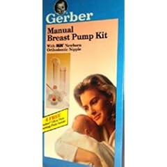 Gerber Manual Breast Pump Kit (4 Free Ultra Thin Nursing Pads) (Brust-Pumpe)