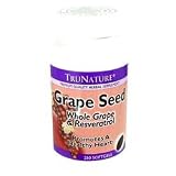 Trunature Grape Seed Extract with Whole Grape & Resveratol (150mg X 250 Softgels)