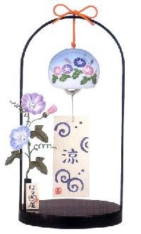 【卓上風鈴】なつかし屋（朝顔） 