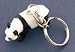 Solid Metal Wild Adventures Panda Key Chain Keychain