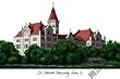 St. Edward's University Lithograph 14x10 Unframed Lithograph