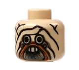 LEGO Tusken Raider Minifigure HEAD: Lego Star Wars