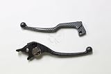 Brake & Clutch Levers - Suzuki GSXR 600 92-93, GSXR 750 89-95, GSX Katana 600 89-06, GSX Katana 750 89-06, SV650 99-11 - Carbon Color