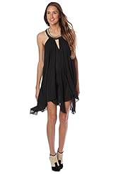 Sexy Draped Polyester Midi Dress 