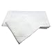 OWM Handkerchief 6 Pcs Classic Soft Cotton Solid Handkerchiefs for Men White