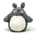 10" tall dark grey Totoro plush doll