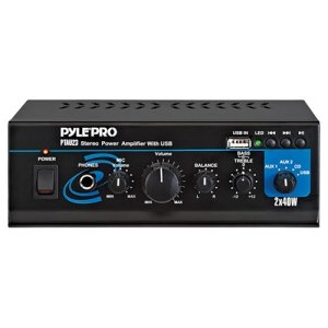 Buy PYLE Audio Home Audio - Pyle Audio - Home A/v Pyle Ptau23 Amplifier - 40 W Rms (ptau23) -