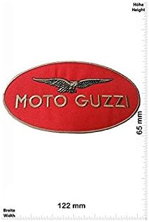 Moto Guzzi red Motorbike Motorsport Motorcycles Biker Vest Jacket T shirt Sew Iron on Patch Gift Mom Dad