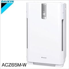 ダイキン　DAIKIN　除加湿空気清浄機　クリアフォース　ACZ65M-W　ホワイト