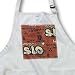 Lee Hiller Designs General Themes - Brick Graffiti Wall Che Guevara Victory Sign SLO - Aprons