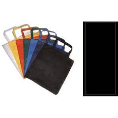 Farbige Baumwolltasche 38x42cm, Schwarz