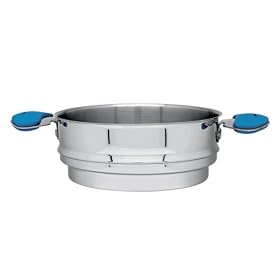 Ethos Aldo Zilli Mondo Professional Stainless Steel Pasta Steamer, 20 cm
