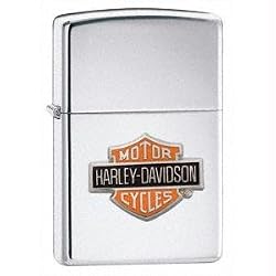 Zippo High Polish Chrome, HD Bar & Shield Emblem