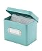 Martha Stewart Collection Recipe Box Blue