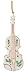 Lenox Mini Violin Porcelain Ornament