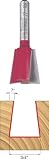 Freud 22-106 3/4-Inch Diameter 7-Degree Dovetail Router Bit with 1/4-Inch Shank